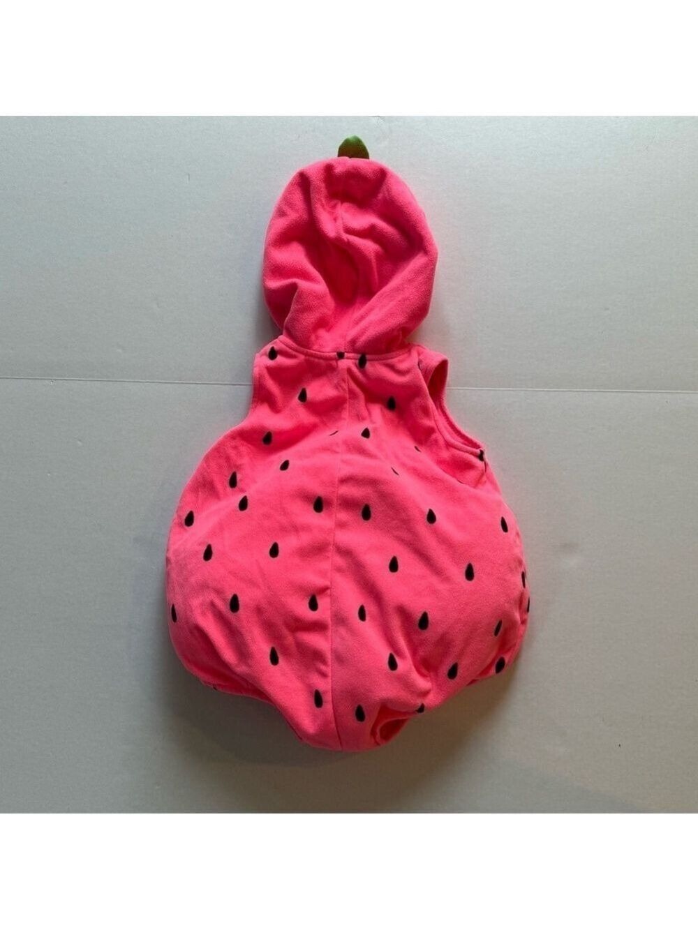 Carter's Pink and Green Bodysuit with Hood - Picture 8 of 11